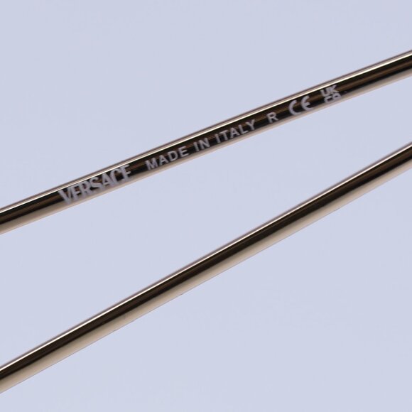 🕶️ New Versace VE2269 100287 Sunglasses - Gold Frame, Grey Lenses - Picture 7 of 10